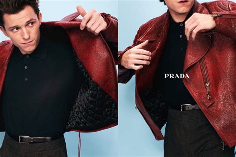 Tom Holland in Prada for Raf & Miuccia SS22 